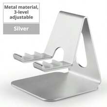 Slouchy-fäste i metall för telefon, multifunktionellt minimalistiskt livestreaming justerbart surfplattebordsstativ - Telefonstativ - Visa 9