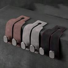 Juego de ganchos para respaldo de asiento de coche (con 2 ganchos), diseño de gancho oculto - Hecho de cuero PU, apto para todos los modelos de coche, puede colgar bolsos y mochilas en el reposacabezas - Regalo de alta calidad para Navidad, Acción de Gracias, Pascua, Cumpleaños, Día de la Madre y también apto para decoración interior y del hogar - Multicolor - Ver 10