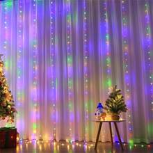 1pc USB Powered, 8 Lighting Modes Remote Control, LED Fairy String Lights, Wedding/Party/Home/Christmas/Bedroom/Indoor/Wall Decor - USB Curtain Light String - View 14