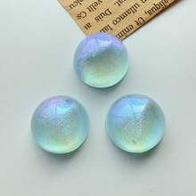 6/10/15pcs Cute Glitter Semi-Circular Refrigerator Magnets, Starry Glitter Semi-Sphere Magnetic Fridge Magnets, Beautiful Shiny Decorative Magnets For Kitchen Home Decor, Room Decoration - Multicolor - View 9