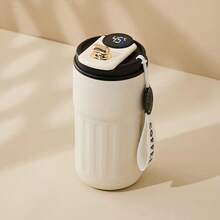 1 cốc giữ nhiệt cà phê bằng thép không gỉ 450ml có quai xách, cốc du lịch hai lớp cách nhiệt chân không, chống rò rỉ, có thể tái sử dụng, giữ nóng/lạnh, chống trượt, thích hợp cho văn phòng, cắm trại và sử dụng hàng ngày. - Nhiều màu - Xem 13