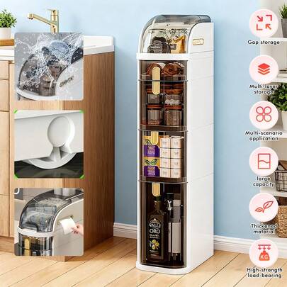 Toilet Paper Holder, Bathroom Cabinet, Bath Cabinet, Furniture, Kitchen Cabinet, Build A 5th Compartment, Thick Plastic Bears A Heavy Weight, Water And Dams, Flooding, The Narrow Seam Fits The Multi-Dimensional Occupation