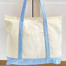 Juego de bolso de tote de gran capacidad con bloques de color, regalo práctico para mujeres en ocasiones como regreso a la escuela, graduación, viaje, cumpleaños, Día de la Madre, Día de la Enfermera, Día del Maestro, boda, despedida de soltera, SPA, regalo de graduación para maestros, regalo de Acción de Gracias - Ver 14