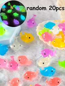 Tượng cá heo mini bằng nhựa phát sáng trong bóng tối, đồ trang trí hình động vật cá heo nhỏ dễ thương, thích hợp cho vườn cổ tích, bể cá, tiệc sinh nhật, trò chơi trốn tìm, đồ thủ công DIY, trang trí xe hơi, đồ sưu tầm sống động, quà tặng tiệc tùng đáng yêu, đồ nhét túi kẹo, đồ trang trí bàn làm việc - Nhiều màu - Xem 11