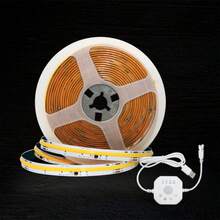 Motion Sensor LED Strip Light, USB Powered, Flowing Water, Meteor Shower, Chasing Light Effect, DC5V Dynamic COB Light Strip, Stair Step Sensor Light, Stair Chasing Light Strip - Warm white light - View 12