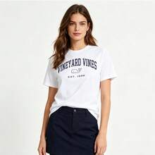 Summer Tops Vineyard Vines Men's Heritage Short-Sleeve Tee Summer Clothes - 白色 - 查看 1