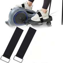 2pcs Foot Pedals, Suitable For Oval Pedal Board Under Desk, Elderly Foot Pedal Fitness Equipment, Home Workout Accessory - 2pcs Foot Pedal Belt - View 1