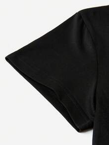 Women T-Shirts - Black - View 4