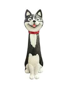 1 Stück kreative gepunktete Hund Figur, süße dekorative Vase für Wohnzimmer TV-Schrank, Eingangsbereich, Harz Material, modernes minimalistisches Design, vielseitig als Blumenvase oder Dekoration verwendbar, verleiht ein warmes und niedliches Ambiente zu Hause, geeignet als Geschenk oder für den Eigengebrauch - Vase - Übersicht 14