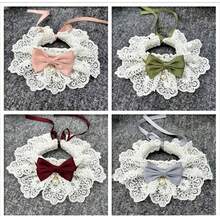 Collier détachable à motif floral avec nœud papillon mignon pour chat, beau et élégant, avec clochette, convient aux chats d'intérieur, chatons, petits chiens, chiots et autres petits animaux de compagnie, accessoires pour chat - Multicolore - Voir 5