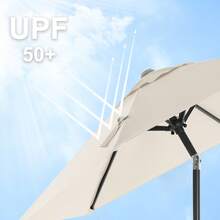 SONGMICS Patio Awnings - Beige - Ver 3