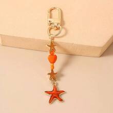 1pc Fashionable Starfish Summer Style Versatile Minimalist Luxury Bag Charm - Multicolor - View 7