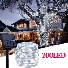 50/100/200/300 LED Solar Powered Fairy String Lights, 8 Modes, Waterproof, Outdoor Decor For Christmas Party, Wedding, Garden, Bedroom (Multi-Color) - Warm Color - View 15