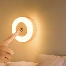1 pezzo Lampada LED con sensore tattile, luce calda/bianca/naturale, adatta per sala studio, comodino, camera da letto, stanza, camera matrimoniale, illuminazione interna, decorazione per la casa - multicolore - Visualizzare 13
