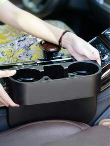 Portable Car Cup Holder, Multi-Function Car Seat Cup Holder, Portable Multi-Function Car Cup Holder, Phone & Beverage Holder, Car Storage Box For Cups, Bottles, Phones And Drinks - Multicolor - View 16