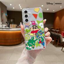 Ốp lưng điện thoại từ tính trong suốt MINISO Crayon Shin-Chan cho Samsung S26 Ultra/S26 Edge/S26 Plus/S26/S25 Ultra/S25 Plus/S25/S25FE/S25Edge/S24Ultra/S24Plus/S24/S24FE/S23FE/S23Ultra/S23Plus/S23/S22Ultra/S22Plus/S22/A15/A16/A17/A35/A36/A37/A54/A55/A56/A57 Quà tặng Giáng sinh cho bạn gái - Trong sáng - Xem 2