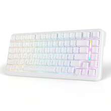 ATTACK SHARK *MAMBASNAKE M82 HE 机械游戏键盘，75% 刷新率，霍尔效应磁性开关，快速触发模式，可调触发，8000Hz 轮询率，RGB 背光有线键盘 - 查看 9