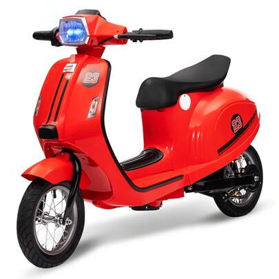 Gaderth 24V Kids Motorcycle, 14MPH Max Speed Electric Motorcycle With 350W Motor, Rear-Wheel Drive, High-Torque, Ride On Motorcycle For Big Kids 8-12