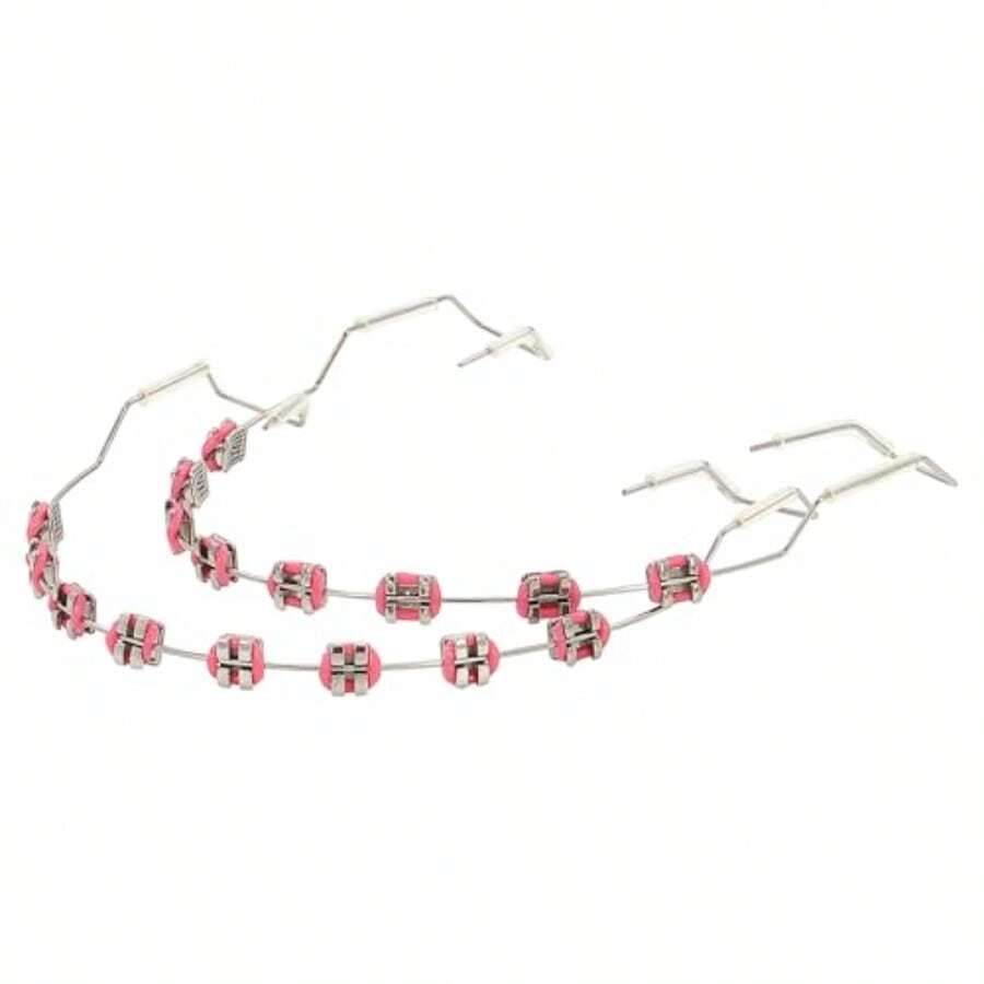 S Falsos Para DientesBraces Kit Wit S And Wire S Para Dientes  Dental Students And Ortic Practice Ro Red - 如圖所示 - 查看 1