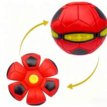 1 Peça Disco Voador Brinquedo de Estimação, Brinquedo de Cachorro, Adequado para Cães, Gatos Interativos, Futebol, Jogos ao Ar Livre, Camping. Este Cachorro é Adequado para Cães Pequenos, Médios e Grandes, Bola Criativa Portátil, Bola Mágica Voadora, Adequado como Presente de Esportes ao Ar Livre, Presente de Halloween, Presente de Natal, Presente de Feriado, Presente de Volta às Aulas, Presente para Amigos, Presente de Ação de Graças, Presente de Dia dos Namorados. - Multicolorido - Visão 10