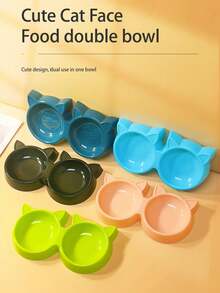 1pc Pet Bowl, Dual-Use Food & Water Bowl, Lightweight And Convenient, Affordable, Looks Thin But High Value And Practical - Multicolor - View 12