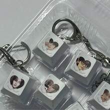 Porte-clés EN/HYPEN, Pendentif Merchandise NIKI, SUNOO, JAKE, Clavier anti-stress, Porte-clés cliqueur, Charm de sac, Accessoire de sac à dos, Cadeau de collection pour fans, Anti-stress pour adolescents et adultes, Cadeau d'anniversaire/fête - Multicolore - Voir 5