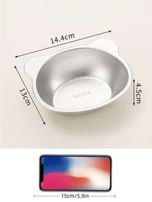 15-Degree Tilted Stainless Steel Cat Bowl With Metal Stand, Designed To Reduce Neck And Spine Pressure, Prevent Joint Fatigue, Promote Digestion, Comfortable For Cats, Detachable And Easy To Clean, Essential Pet Accessory - 500ml - View 13