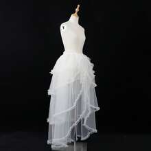 1 chiếc váy dài dự tiệc cosplay bánh ngọt kiểu anime nàng tiên, chất liệu voan, cạp cao, dáng bất đối xứng, có đuôi dài, dành cho nữ. - Nhiều màu - Xem 1