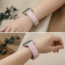 休闲智能手表表带，兼容 11/10/9/8/7/6/5/4/Ultra/SE/3/2，腕带兼容 38/40/41/42/44/45/46/49mm 表盘，女士 PU 皮革表带 - 常規款 - 查看 12