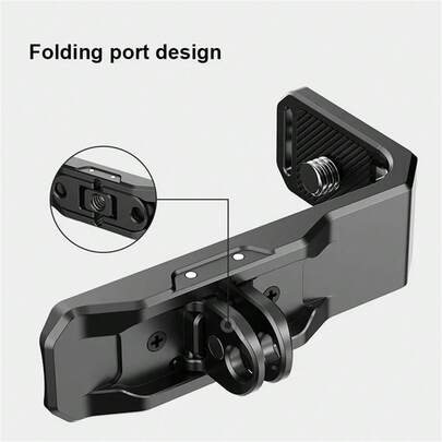适用于 Insta360 X5/X4 的磁吸式折叠支架适配器 L 型水平垂直快拆支架，适用于 Insta360 X5 配件