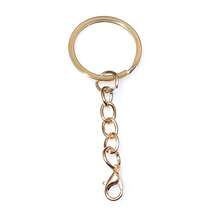 10pcs 25/28/30mm Diameter Keychain Ring Key Chains With Lobster Clasp Crafts DIY Jewelry Making Accessories Findings - Keychain - View 6