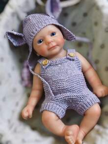 1 PC 33 CM / 13 Inch Painted Silicone Girl Felicia Baby Reborn Dolls Full Body Soft Solid Silicone Waterproof Anatomically Accurate Play Doll Toy For Girls Birthday And Christmas Gift - Multicolor - View 12
