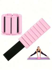 1/2 Paar verstellbare Knöchel- & Handgelenksgewichte für Yoga, Gehen, Joggen, Aerobic-Training, Heimfitness, Unisex - Verschiedenfarbig - Übersicht 6