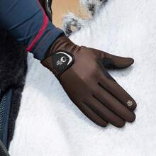 GOLOVEJOY 1 Paar hochwertige professionelle Reiterhandschuhe für Damen und Herren, rutschfest und atmungsaktiv, für Training & Wettkampf, Touchscreen-Design, strapazierfähige Reitausrüstung, Golfhandschuhe mit hohem Grip, geeignet für alle Jahreszeiten, professionelle tägliche Reitausrüstung, atmungsaktives Mesh-Design für langes Tragen ohne Schwitzen - Verschiedenfarbig - Übersicht 9