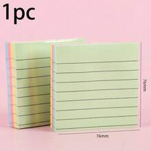 1200pcs Transparent Line Sticky Notes, 12 Packs Transparent Line Sticky Notes, Size 3x3 Inches, Aesthetic And Practical, Suitable For School And Office Supplies, Back To School Essential - 3in:3in - View 19