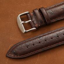 Women Ostrich Texture Watch Band 18mm 20mm 22mm Quick Release Spring Bar Replacement Fashion Personalized Genuine Leather Wristband - Mouldless - View 10