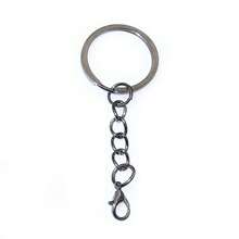 10pcs 25/28/30mm Diameter Keychain Ring Key Chains With Lobster Clasp Crafts DIY Jewelry Making Accessories Findings - Keychain - View 8