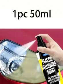 KineShineX Kit de restauración de faros delanteros de coche - Incluye compuesto de pulido de faros y spray de reparación. Restaura los faros amarillentos y opacos, mejora el brillo. Accesorios para el coche, regalo para fiestas - multicolor - Ver 12