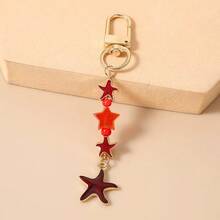 1pc Fashionable Starfish Summer Style Versatile Minimalist Luxury Bag Charm - Multicolor - View 2