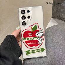 Ốp lưng điện thoại từ tính trong suốt hình Snoopy Nông trại táo MINISO cho Samsung S26 Ultra/S26 Edge/S26 Plus/S26/S25 Ultra/S25 Plus/S25/S25FE/S25Edge/S24Ultra/S24Plus/S24/S24FE/S23FE/S23Ultra/S23Plus/S23/S22Ultra/S22Plus/S22/A15/A16/A17/A35/A36/A37/A54/A55/A56/A57 Quà tặng Giáng sinh cho bạn gái - Trong sáng - Xem 3