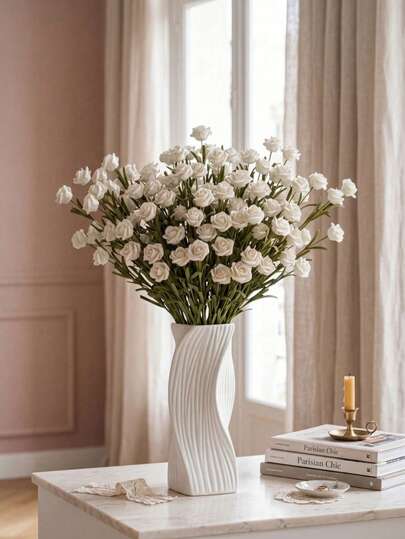 1/3/6 bông hoa linh lan nhân tạo nhỏ, thích hợp cho đám cưới, phong cách Pháp, phong cách sang trọng nhẹ nhàng, trang trí nhà cửa theo phong cách Ins, cắm hoa cưới, tiệc tối dưới ánh nến, tiệc Giáng sinh, trang trí bàn tiệc, cắm hoa ngoài trời, cũng thích hợp làm quà tặng tân gia, quà cưới, quà kỷ niệm, quà sinh nhật, quà Ngày của Mẹ.