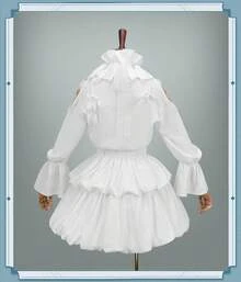 Xiu Ya Cosplay Costume For Young Age, Sua Alien Stage Cosplay, Xiu Ya White Dress, Two-Dimensional Costume - 秀雅幼年全套 - 查看 7