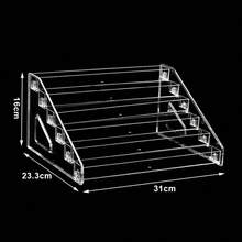 3/4/5/6/7 Layers Acrylic Cosmetic Nail Polish Orgaizer Display Rack Lipstick Perfume Makeup Storage Rack - Clear - View 12