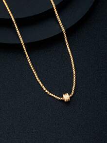 1pc Fashionable Casual Versatile Men's Pendant Necklace - Geometry - View 5
