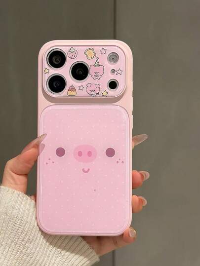 Funda de teléfono a prueba de golpes de TPU con patrón de cerdo rosa de dibujos animados, compatible con iPhone 17 Pro Max/17/16/15 Pro Max/15 Plus/15 Pro/15/14 Pro Max/14 Plus/14 Pro/14/13 Pro Max, regalo perfecto para Navidad, Año Nuevo, Pascua para familiares y amigos, mejor opción navideña