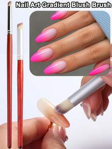 Bộ cọ vẽ móng nghệ thuật ombre, bút vẽ móng nghệ thuật gradient, cọ tán màu, dụng cụ làm móng DIY, vật tư làm móng. - Nhiều màu - Xem 2