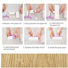 Lint Roller Hair Adhesive Device Applicator Hand Tear Roller Felt Roller Brush Lint - Lint Roller - View 8