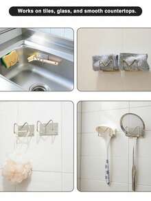 1个可拆卸浴室脚凳，强力吸盘式脚踏，无需弯腰即可清洁浴室 - 彩色 - 查看 8