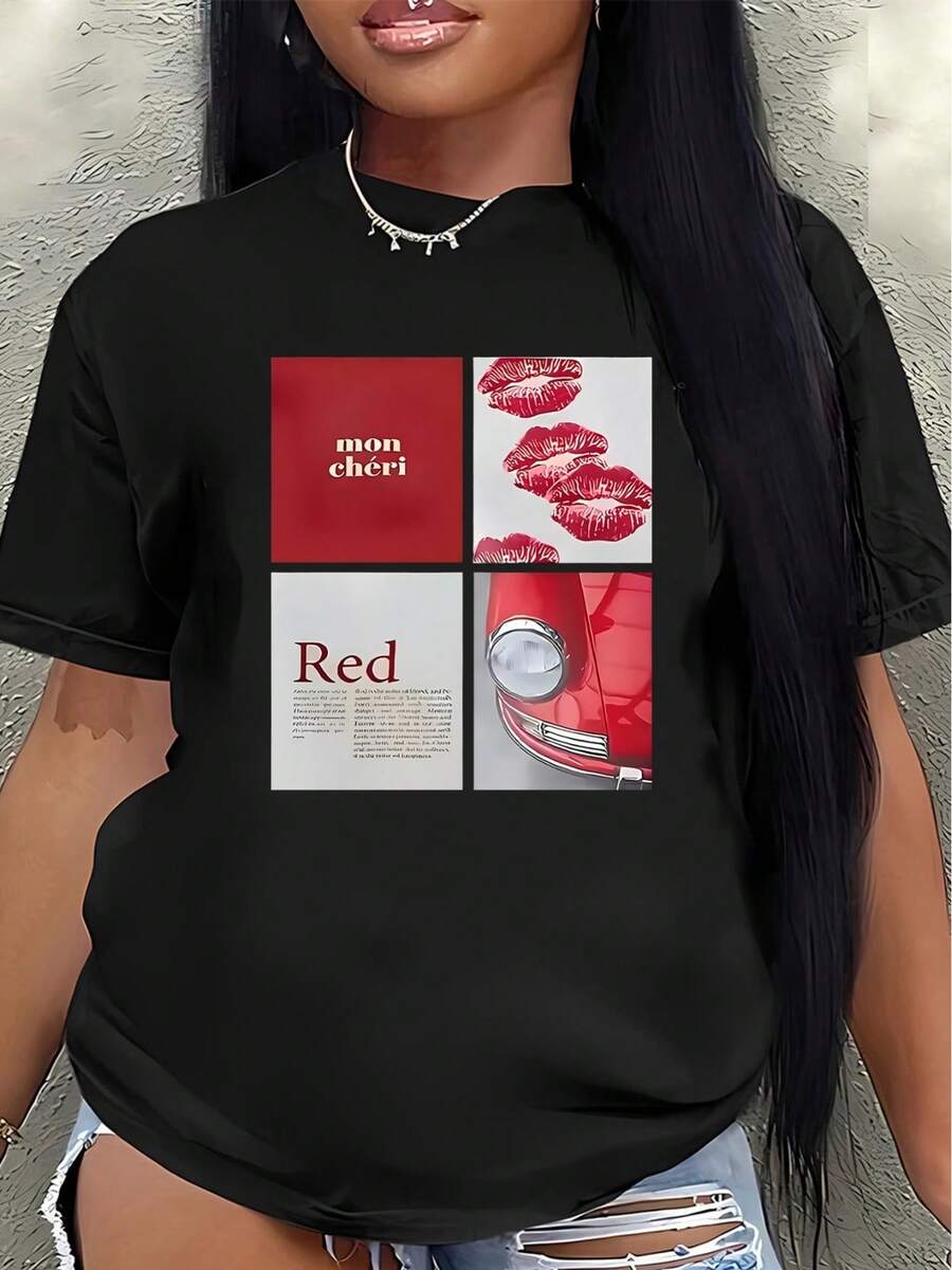 Women T-Shirts - Black - View 1
