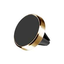 1pc Luxury Gold Car Air Vent Phone Holder, Strong Magnetic Stable Support, Compact Invisible Design, Fits All Vehicle Models, Enhances In-Car Sophistication - 1pc Gold Air Outlet Magnetic Bracket - View 10
